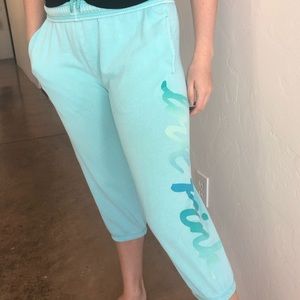 Victoria’s Secret Pink cropped sweatpants